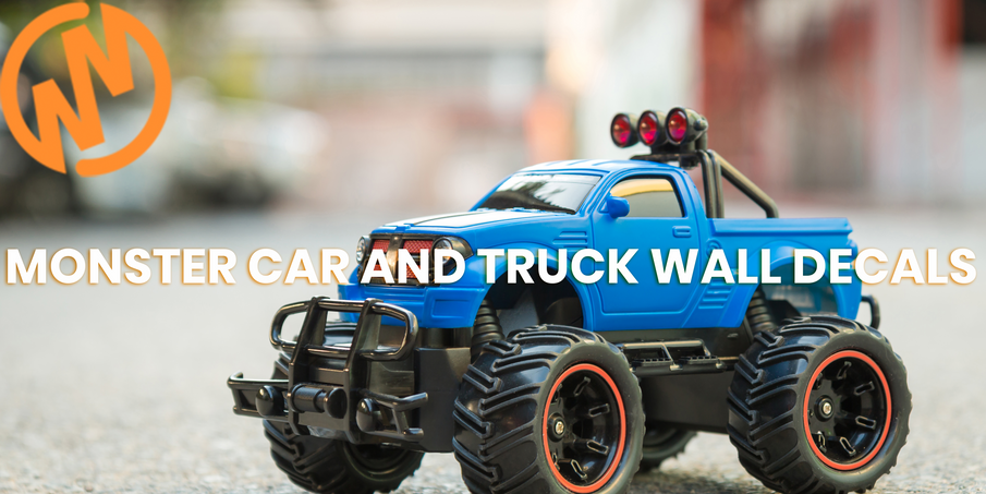 Monster Car and Truck Wall Decals: 6 Great Packages