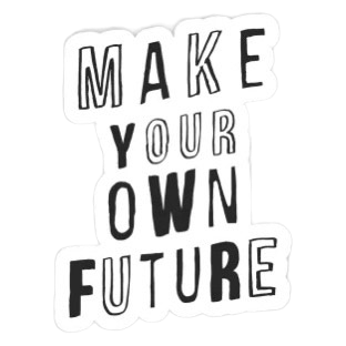 "Make Your Own Future" Inspirational Wall Decal