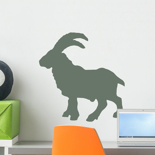 Green Billy Goat Wall Decal