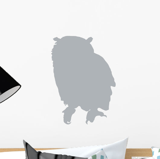 Grey Owl Wall Decal