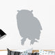 Grey Owl Wall Decal