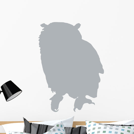 Grey Owl Wall Decal