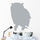 Grey Owl Wall Decal