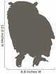 Brown Owl Wall Decal