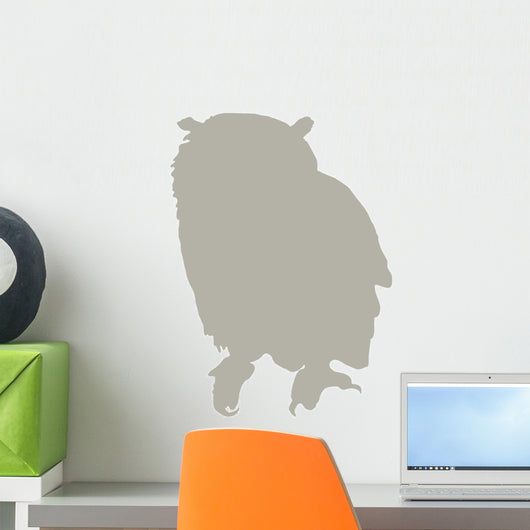 Tan Owl Wall Decal