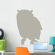 Tan Owl Wall Decal
