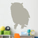 Tan Owl Wall Decal
