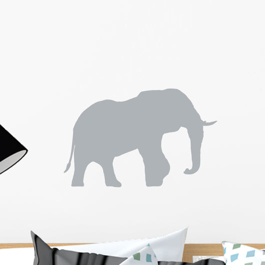 Grey Elephant Wall Decal