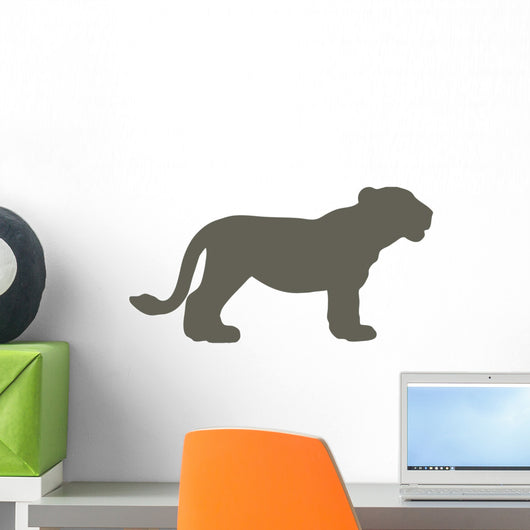 Brown Lion Cub Wall Decal