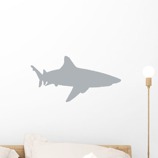 Grey Shark Wall Decal