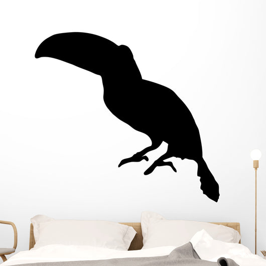 Black Toucan Wall Decal
