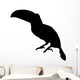 Black Toucan Wall Decal