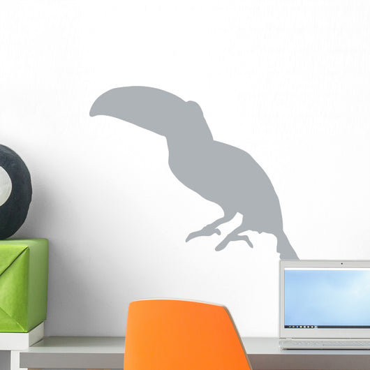 Grey Toucan Wall Decal