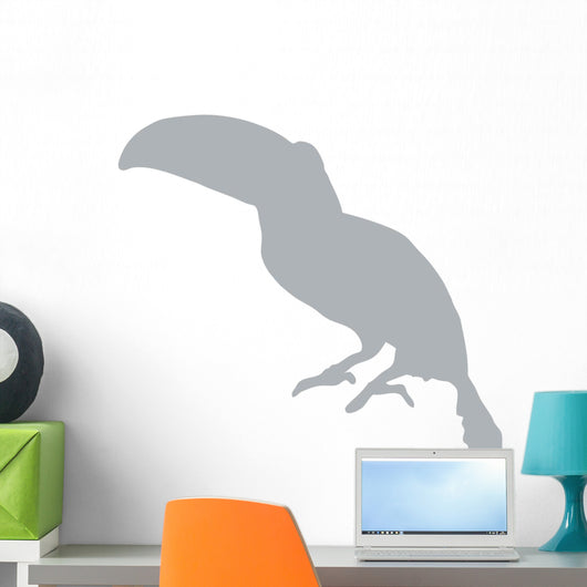 Grey Toucan Wall Decal