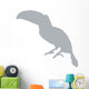 Grey Toucan Wall Decal
