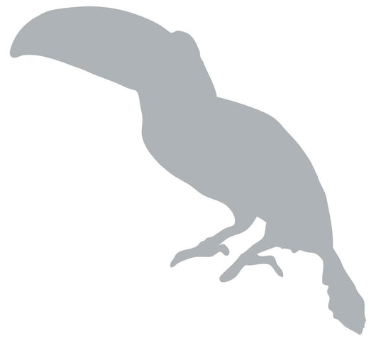Grey Toucan Wall Decal