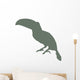 Green Toucan Wall Decal