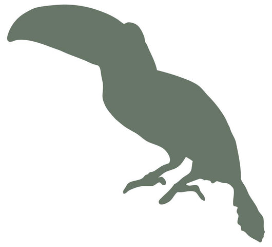 Green Toucan Wall Decal