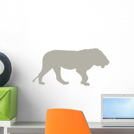 Tan Lion Wall Decal
