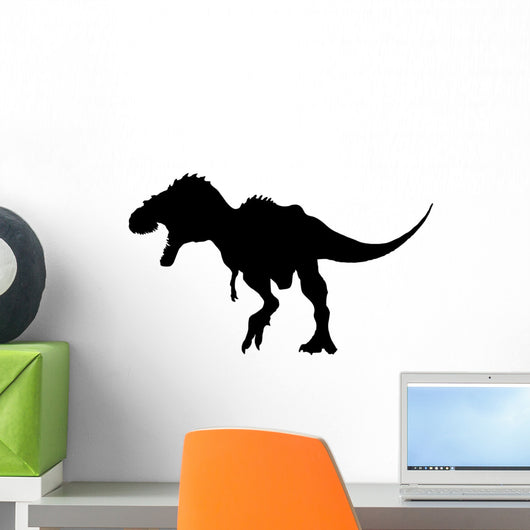 Black Tyrannosaurs Rex Silhouette Wall Decal