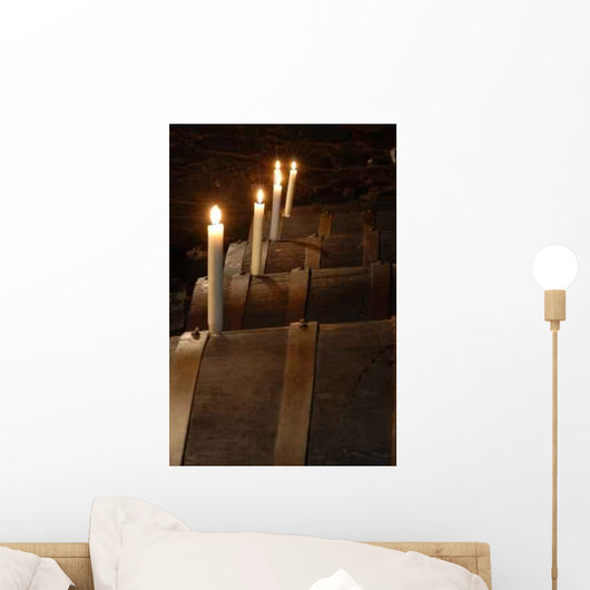 Wine Barrel Wall Decal Design 2