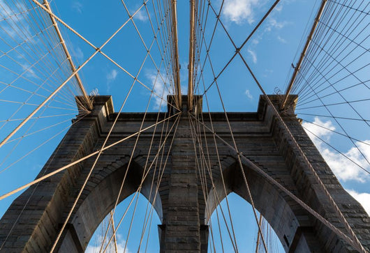 Closeup Brooklyn Bridge NYC Wall Decal