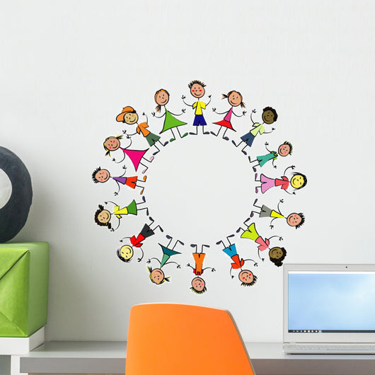 Melting Pot Worlds Children Wall Decal