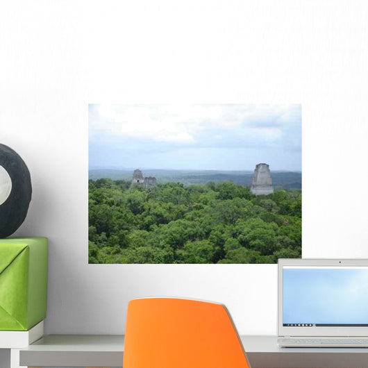 Temples from above Wall Decal