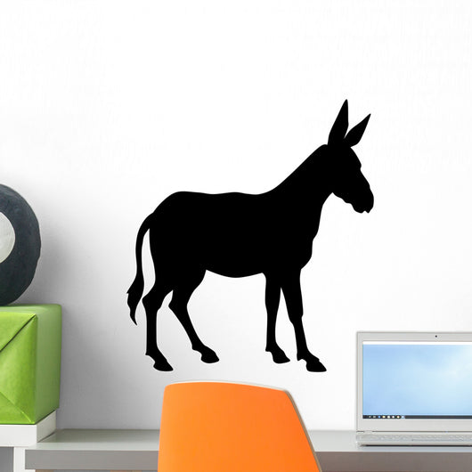 Silhouette Donkey Wall Decal