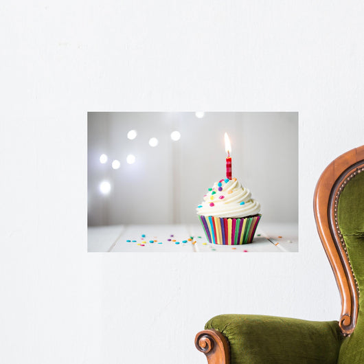 Birthday Cupcake Wall Decal
