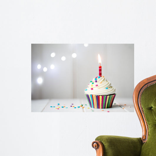 Birthday Cupcake Wall Decal