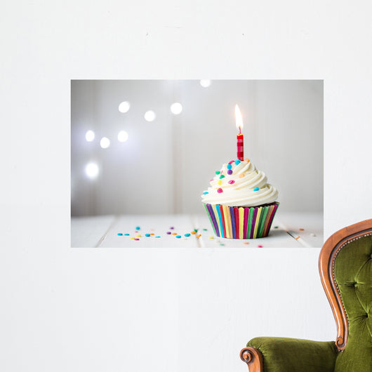 Birthday Cupcake Wall Decal