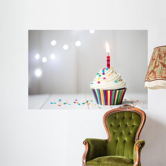 Birthday Cupcake Wall Decal