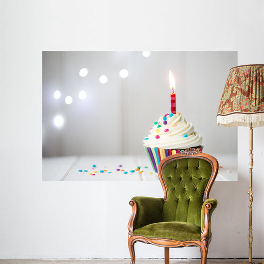 Birthday Cupcake Wall Decal