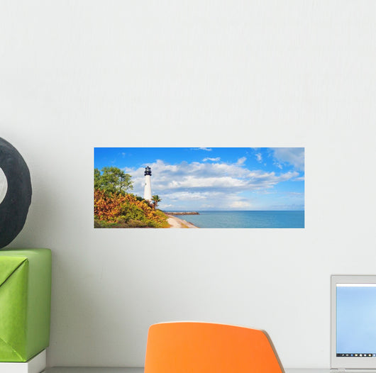 Cape Florida Light Panorama Wall Decal