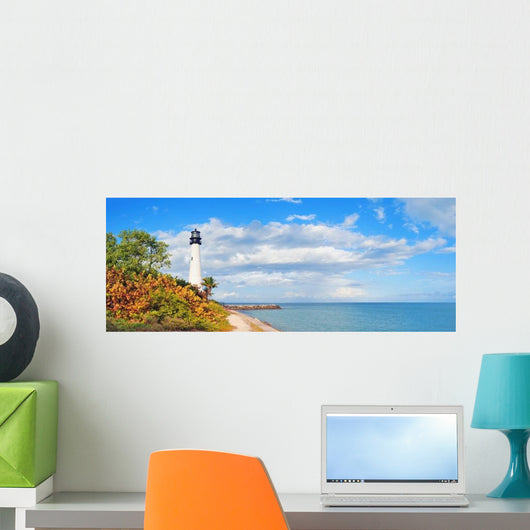 Cape Florida Light Panorama Wall Decal