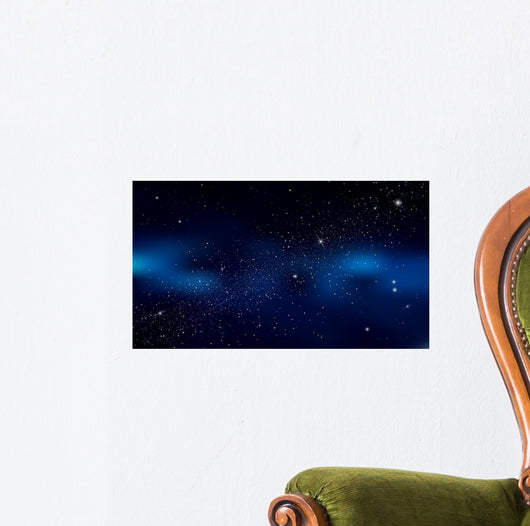 Abstract Is Space with Wall Decal Design 2