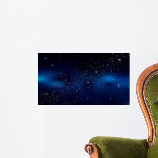 Abstract Is Space with Wall Decal Design 2