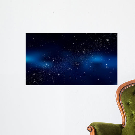 Abstract Is Space with Wall Decal Design 2