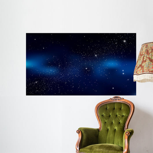 Abstract Is Space with Wall Decal Design 2