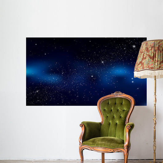 Abstract Is Space with Wall Decal Design 2