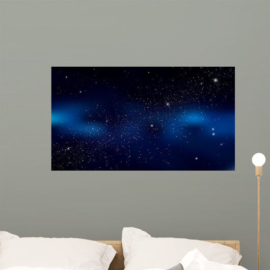 Abstract Is Space with Wall Decal Design 1