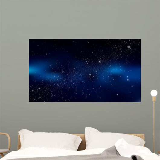 Abstract Is Space with Wall Decal Design 1