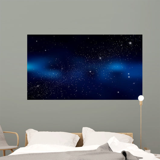 Abstract Is Space with Wall Decal Design 1