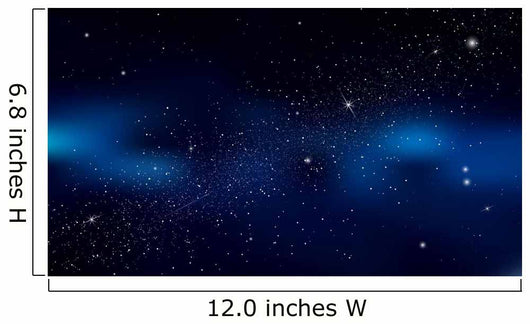 Abstract Is Space with Wall Decal Design 1