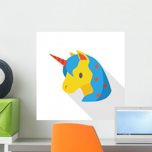 Fairy Tale Unicorn Flat Wall Decal