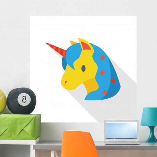 Fairy Tale Unicorn Flat Wall Decal