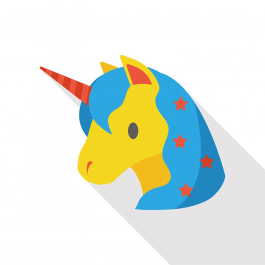 Fairy Tale Unicorn Flat Wall Decal
