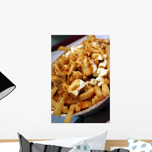Poutine Traditionelles Fast-food Quebec Wall Decal