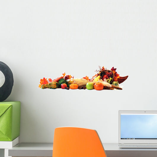 Thanksgiving Cornucopia Wall Decal
